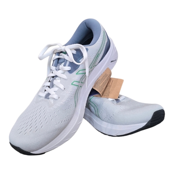 Asics Men's GT-1000 11 Ortholite White Steel Blue Athletic Sneakers 9 - Picture 4 of 15